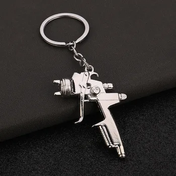 1PCS творчески авто метален воден пистолет ключодържател кола висящи декорация превозно средство малки висулка бижута подарък чанта Packpack аксесоари Изображение 0