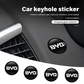 8pcs кола врата ключалка стикер заключване протектор анти-блокиране Decal за BYD за BYD плюс Ea1 песен Макс Танг Dmi 2din Pro E2 Изображение 1
