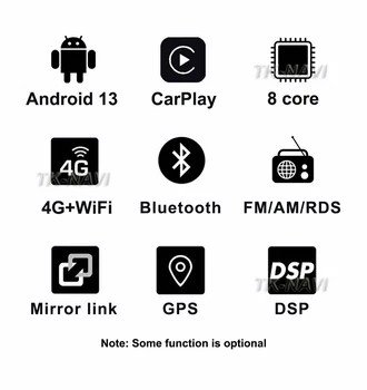 Android 13 За Ford Mondeo 2013 2014 2015 2016 2017 2018 Автомобилна стерео мултимедия Carplay Auto QLED GPS екран 360 Cam DSP WIFI 2K Изображение 1