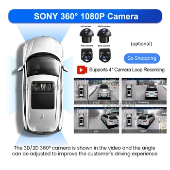Android 13 За Ford Mondeo 2013 2014 2015 2016 2017 2018 Автомобилна стерео мултимедия Carplay Auto QLED GPS екран 360 Cam DSP WIFI 2K Изображение 5
