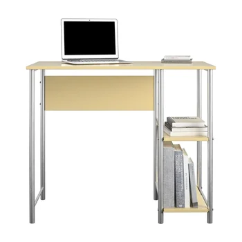 Basic Metal Student Computer Desk, жълт Изображение 1