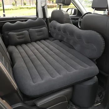 Car Split Монтирано на превозно средство надуваемо легло за пътуване Меко удобно автомобилно матрак Автомобили SUV багажник матрак Легло за пътуване с кола Изображение 0