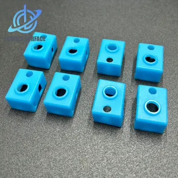 DB-3D принтер части 3/5pcs V6 чорапи отопляем блок силиконови чорапи за V6 PT100 нагревател блок случай капак за V6 3D принтер Heate