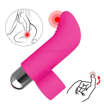Finger Cover Вибратор Облизване на езика Масажор Секс играчки за жени G Spot Оргазъм Клитор Стимулиране на двойка Флирт Мастурбатор