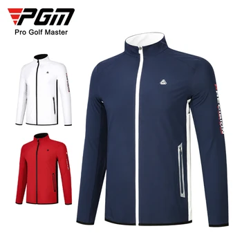PGM облекло мъже яке водоустойчив палто ветровка жилетка високо качество дълъг ръкав голф тенис на маса спортно облекло фитнес сухо годни