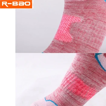 R-BAO 1 чифт летен памук на открито катерене риболов къмпинг туризъм чорапи бързосъхне глезена протектор спортни чорапи за жени мъже Изображение 3