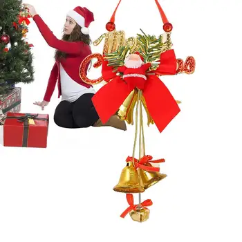 Коледни камбани украшение Jingle Bell празник украшение коледно дърво камбани декор творчески изящни празнични камбани висулка за Изображение 0