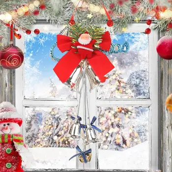 Коледни камбани украшение Jingle Bell празник украшение коледно дърво камбани декор творчески изящни празнични камбани висулка за Изображение 2
