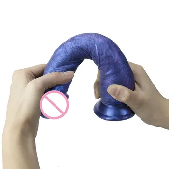 Мъчителен цветен силиконов вибратор анален щепсел директен пенис женски прав мастурбатор симулация мек вибратор фалшиви пенис секс играчки