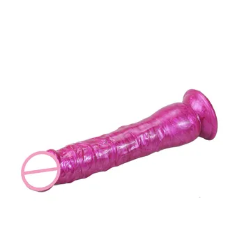 Мъчителен цветен силиконов вибратор анален щепсел директен пенис женски прав мастурбатор симулация мек вибратор фалшиви пенис секс играчки Изображение 4