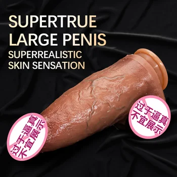 реалистичен пенис огромни вибратори за жени лесбийки играчки голям фалшив пишка силикон жени мастурбация секс инструменти възрастен еротичен продукт
