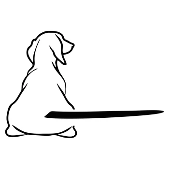 Смешно куче движеща се опашка кола стикер прозорец чистачки стикери куче стикер кола заден стикер чистачки опашка стикери предното стъкло Изображение 2