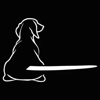 Смешно куче движеща се опашка кола стикер прозорец чистачки стикери куче стикер кола заден стикер чистачки опашка стикери предното стъкло Изображение 3