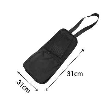  Столче за кола Организатор чанта за съхранение Oxford Fabric Mesh Universal Crevice Side Storage Pocket Wallet Keys Card Phone Holder Изображение 5
