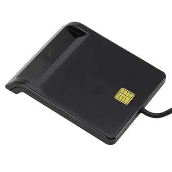 Универсален преносим четец на смарт карти за банкова карта ID CAC DNIE ATM IC SIM четец на карти за Android телефони и таблети Изображение 3