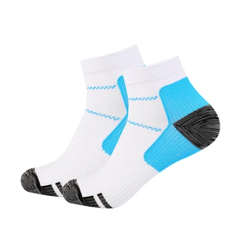Фитнес чорапи Спортни чорапи Чорапи за компресия на краката Спортове на открито Намаляване на подуването облекчава Achy Feet Shaping Найлон