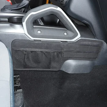 Централна конзола за съхранение чанта конзола Gear Shifter Организатори Джобни аксесоари за Ford Bronco 2021 2022 2023,черен Изображение 3